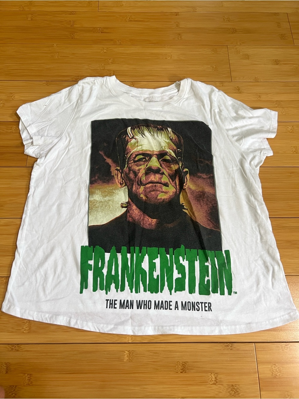 Frankenstein The Man Who Made A Monster Shirt Womens 0X Forever 21 Horror Movie